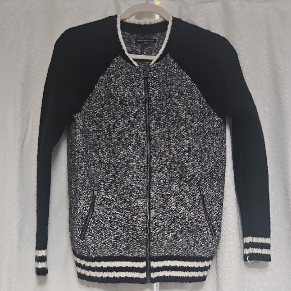 American Eagle Outfitters Sweaters - American Eagle Outfitters Black and White Cardigan